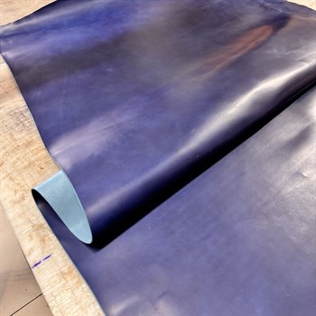 Lorena Vejetal Mavi 1.2mm, Deri Hobi Uğraşı İçin Hakiki Parça Deri 