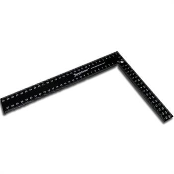 İpekbazaar 30 cm L Cetvel Çelik Gönye, Deri Hobi El Aleti