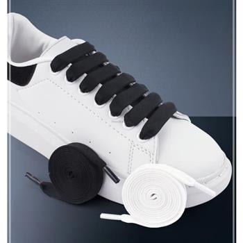 Mcqueen Uyumlu Spor Bağcık,  Extra Geniş Yassı Ayakkabı Bağcığı, Shoelace, 1 Çift