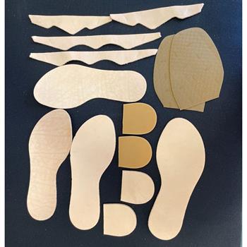 Bodrum Sandaleti Yapım Seti, Hakiki Deri Model-01