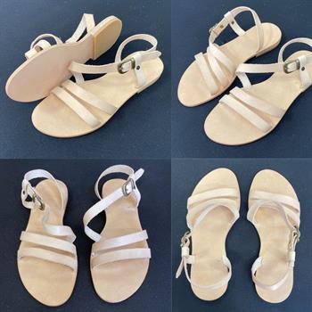 MD02 Hakiki Deri Bodrum Sandaleti Yapım Seti, Model-02