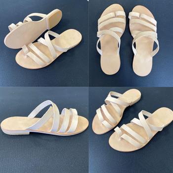 Hakiki Deri Bodrum Sandaleti Yapım Seti, Model-03