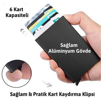 Mekanizmalı Pratik Metal Kartlık, Deri Hobi Kartlık Yapımına Uygun Kit