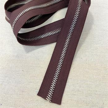 Metal Diş Kahverengi Fermuar, Tip 5, 1 Metre