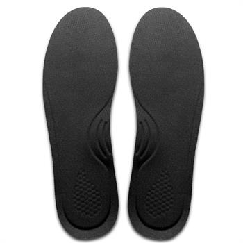 Ortopedik Memory Foam Tabanlık, Konfor & Rahat Ark Takviyeli, Şok Emici Ayakkabı Tabanı, Siyah