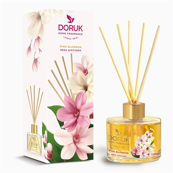 Pink Blossom Bambu Çubuklu Oda Parfümü 100ml, Gül vb. Çiçek Oda Kokusu