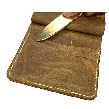 Pirinç Kemik Hobi Deri İşi Şekillendirme İçin Deri El Aleti