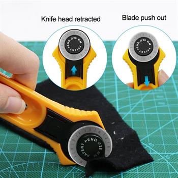 Rulet Bıçak - Deri, Kumaş, Kağıt vb. Kesilebilir