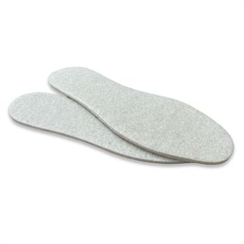 Saf Yün Keçe Tabanlık, Kışlık Bot Ayakkabı Tabanı 9 mm, 1 Çift