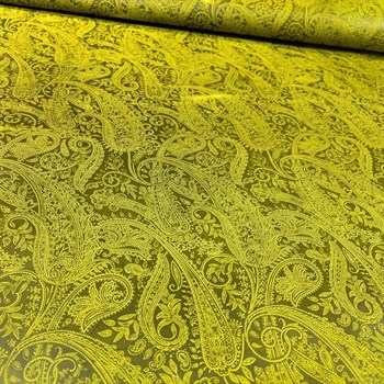 Şal Baskı Desenli Limon Crazy Deri -1.6 mm, Deri Hobi Uğraşı İçin Hakiki Parça Deri 