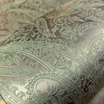 Şal Baskı Desenli Yeşil Crazy Deri -1.6 mm, Deri Hobi Uğraşı İçin Hakiki Parça Deri 