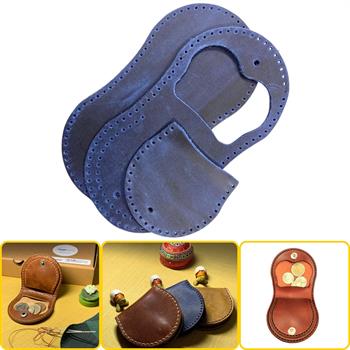 Side Bozuk Para Hakiki Deri Cüzdan Kendin Yap Seti, Diy Parça Deri Hobi Kit