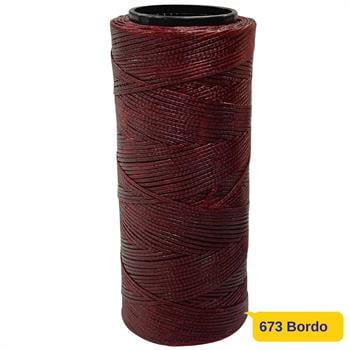 Mumlu İp 1,0 mm-100 mt Mumlu İplik Takı Deri Hobi Saraç İpliği Çanta İpi