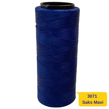 Mumlu İp 1,0 mm-100 mt Mumlu İplik Takı Deri Hobi Saraç İpliği Çanta İpi