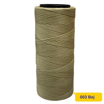 Mumlu İp 1,0 mm-100 mt Mumlu İplik Takı Deri Hobi Saraç İpliği Çanta İpi
