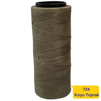 Mumlu İp 1,0 mm-100 mt Mumlu İplik Takı Deri Hobi Saraç İpliği Çanta İpi