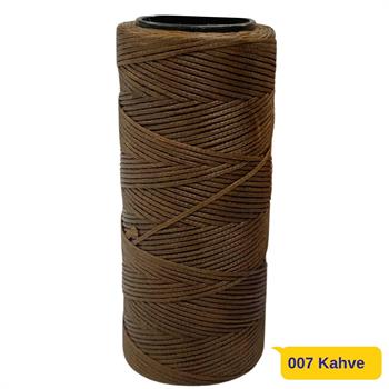 Mumlu İp 1,0 mm-100 mt Mumlu İplik Takı Deri Hobi Saraç İpliği Çanta İpi