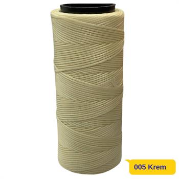 Mumlu İp 1,0 mm-100 mt Mumlu İplik Takı Deri Hobi Saraç İpliği Çanta İpi