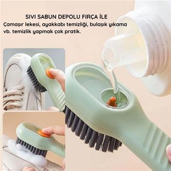 Sıvı Sabun Depolu Temizlik Fırçası
