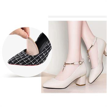 Siyah Ayakkabı Küçültme Pedi, Deri, Yüksek Topuklu Stiletto Ayakkabı Kaydırmaz Tabanlığı, 1 Çift