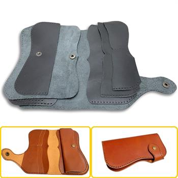 Sofia Kadın Hakiki Deri Cüzdan Kendin Yap Seti, Diy Parça Deri Hobi Kit