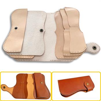Sofia Kadın Hakiki Deri Cüzdan Kendin Yap Seti, Diy Parça Deri Hobi Kit