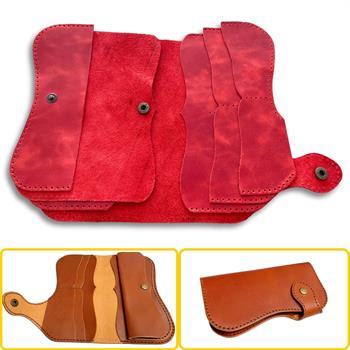 Sofia Kadın Hakiki Deri Cüzdan Kendin Yap Seti, Diy Parça Deri Hobi Kit