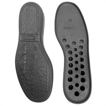 T194 Siyah Örgü Ayakkabı Terlik Tabanı, Hobi Örgü Taban