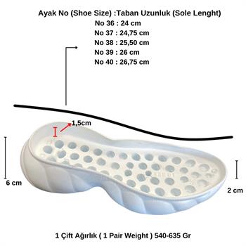T196 Beyaz Örgü Ayakkabı Tabanı, Hobi Örgü Taban