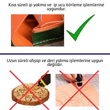 Thisrock Şarjlı İp Yakma Kalemi, Usb Kablolu, Kutulu