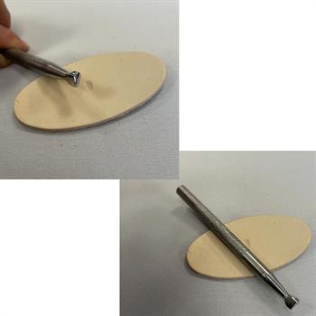 UNCR-06 Craft, Şekilli Deri Baskı Stamp, Deri Hobi Craft Deri Damgalama El Aletleri