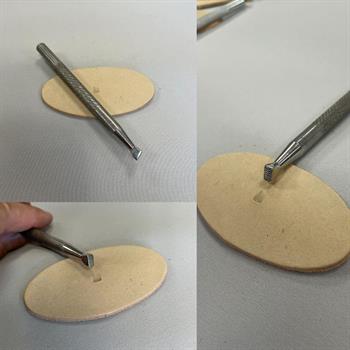 UNCR-07 Craft, Şekilli Deri Baskı Stamp, Deri Hobi Craft Deri Damgalama El Aletleri