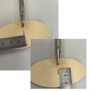 UNCR-13 Craft, Şekilli Deri Baskı Stamp, Deri Hobi Craft Deri Damgalama El Aletleri