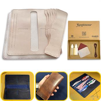 Üsküdar Telefon Kılıflı Hakiki Deri Cüzdan Kendin Yap Seti, Diy Parça Deri Hobi Kit