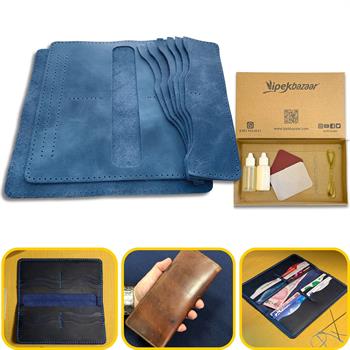 Üsküdar Telefon Kılıflı Hakiki Deri Cüzdan Kendin Yap Seti, Diy Parça Deri Hobi Kit