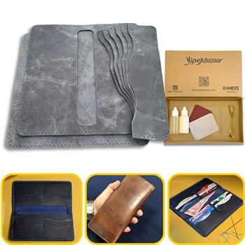 Üsküdar Telefon Kılıflı Hakiki Deri Cüzdan Kendin Yap Seti, Diy Parça Deri Hobi Kit