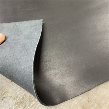 Vaketa Siyah Deri 2.4-2.6 mm, Deri Hobi Uğraşı İçin Parlak Hakiki Parça Deri 