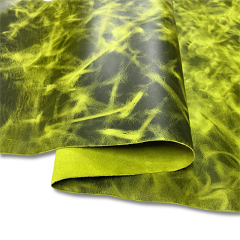 Verona Crazy Deri Limon 1.4-1.6 mm, Deri Hobi Uğraşı İçin Parlak Hakiki Parça Deri 