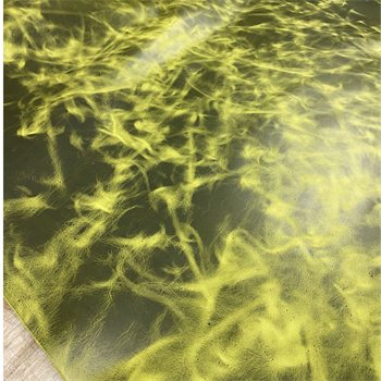 Verona Crazy Deri Limon 1.4-1.6 mm, Deri Hobi Uğraşı İçin Parlak Hakiki Parça Deri 