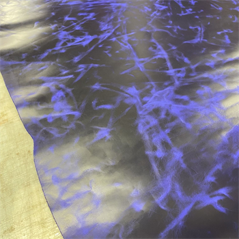 Verona Crazy Deri Mavi 1.4-1.6 mm, Deri Hobi Uğraşı İçin Parlak Hakiki Parça Deri 