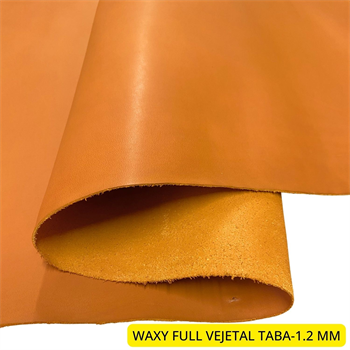 Waxy Vegetable Tanned Tan Leather 1.2 mm | Genuine Leather for DIY & Leathercraft.