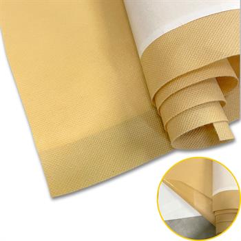 Yapışkanlı Tela Astar 70x50cm, 1 Adet, Deri Hobi Çanta Cüzdan İçi Astar, 