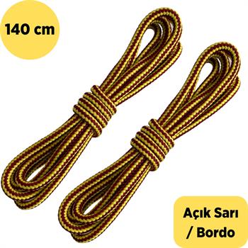 Yuvarlak Bot Bağcığı, Fitilli Dayanıklı Sağlam Bağcık, Ayakkabı Bağcığı Bağı Ipi