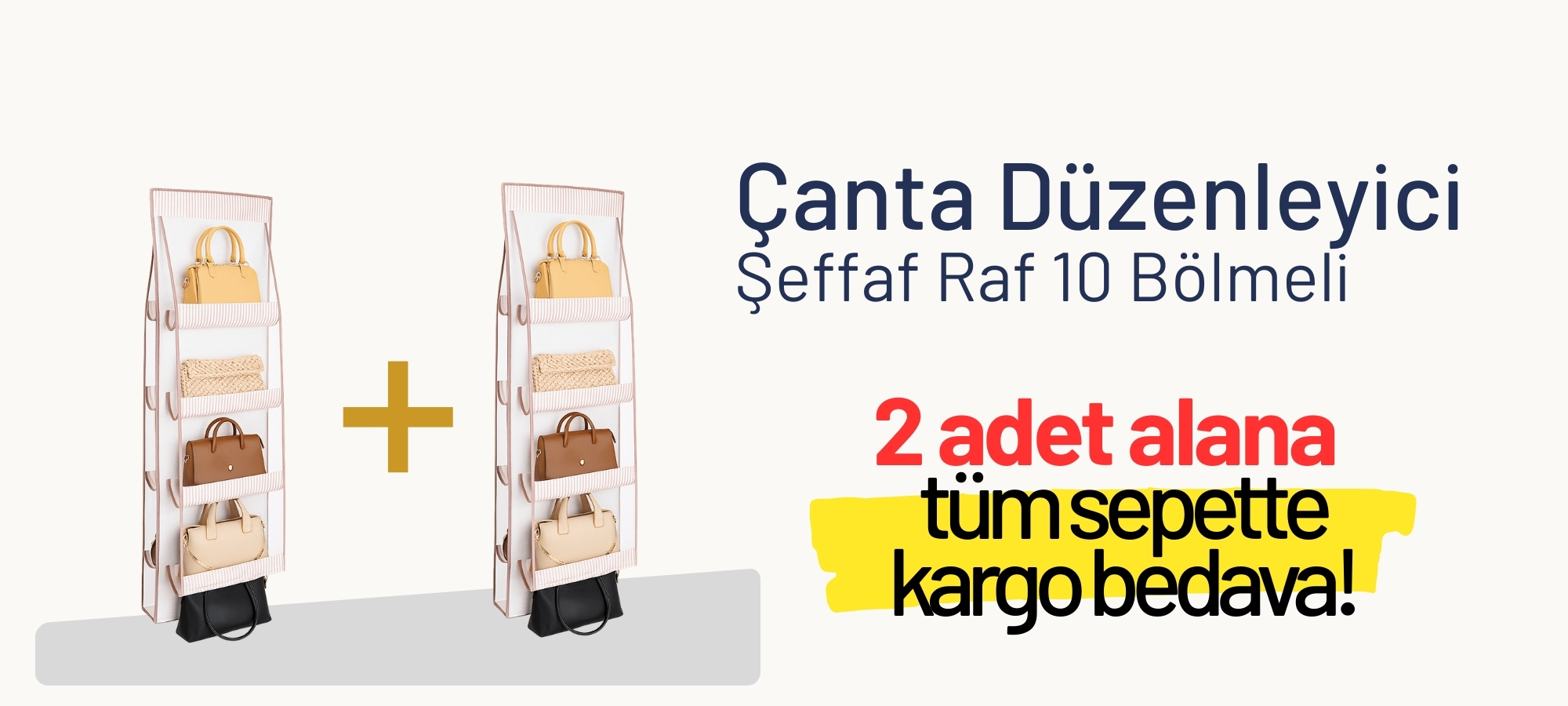 Çanta Düzenleyici Organizer, Dolap Vestiyer içi Uygudur