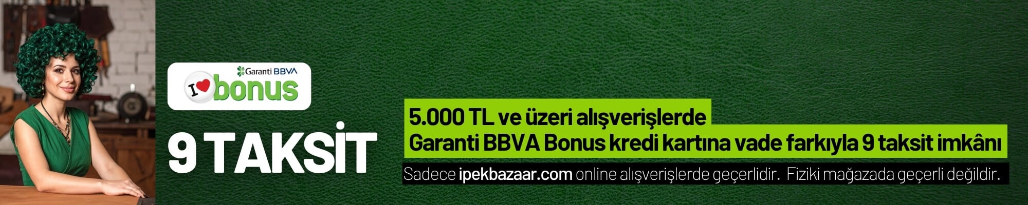 Garanti BBVA Bonus Kredi Kartı 9 Taksit