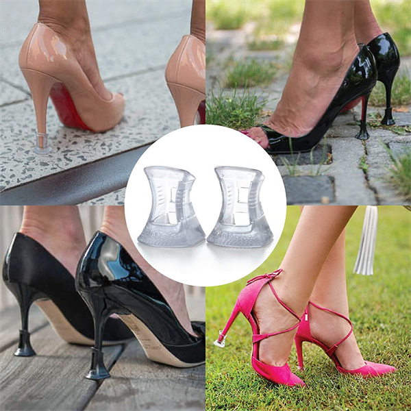 100 Çift M  (orta) : 9-11 mm Kır Düğünleri Topuklu Ayakkabı Topuk Ucu Koruyucu Şeffaf Aparat
