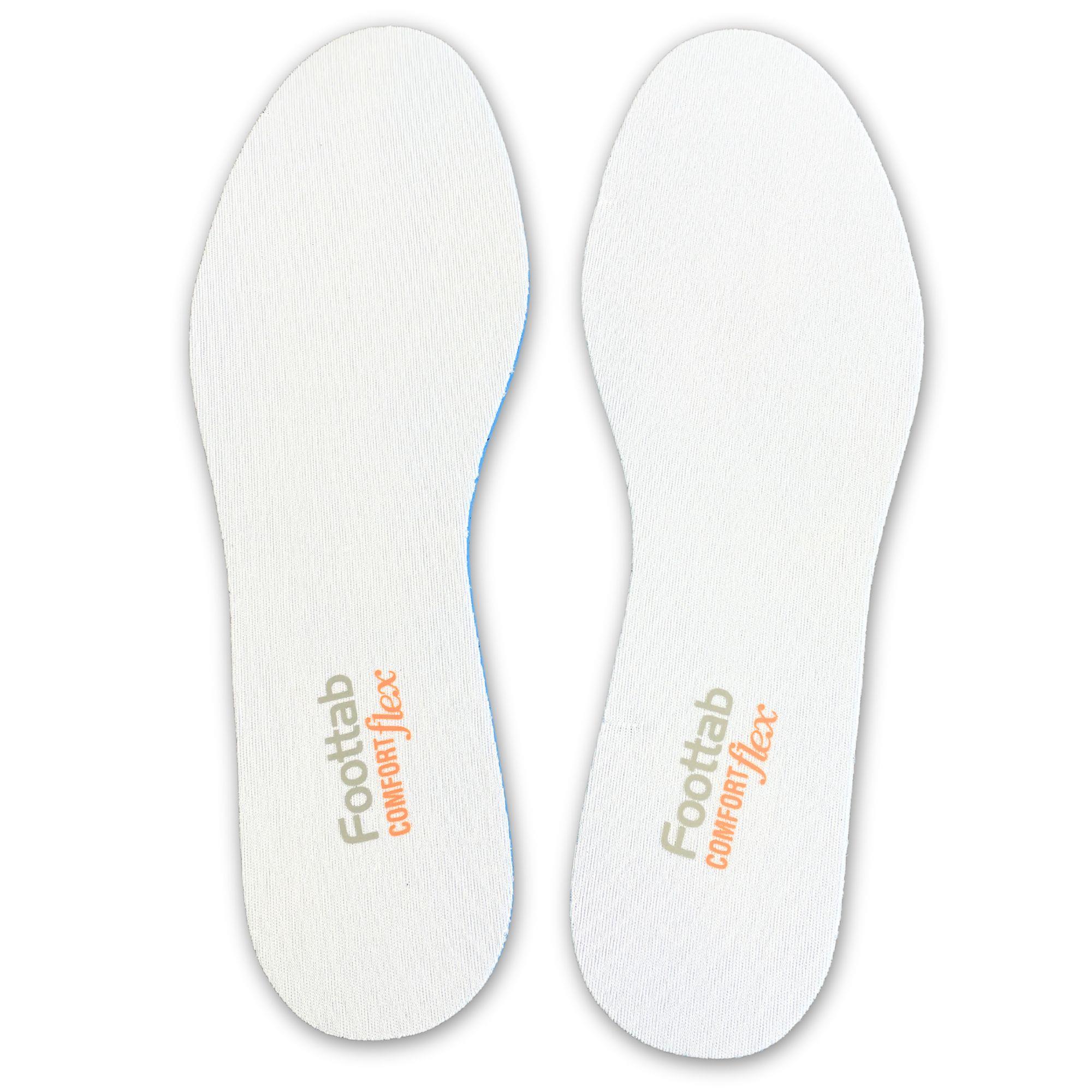 ComfortFlex Beyaz Bez Ayakkabı Tabanlığı, Yumuşak Tabanlık, Spor, Kadın, Erkek, Ayakkabı Tabanı 