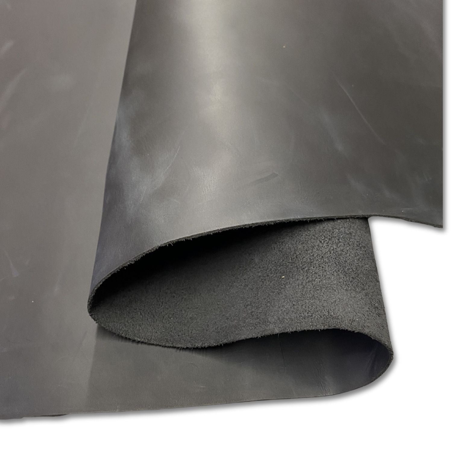 Crazy Deri Siyah-1.6 mm, Deri Hobi Uğraşı İçin Hakiki Parça Deri 