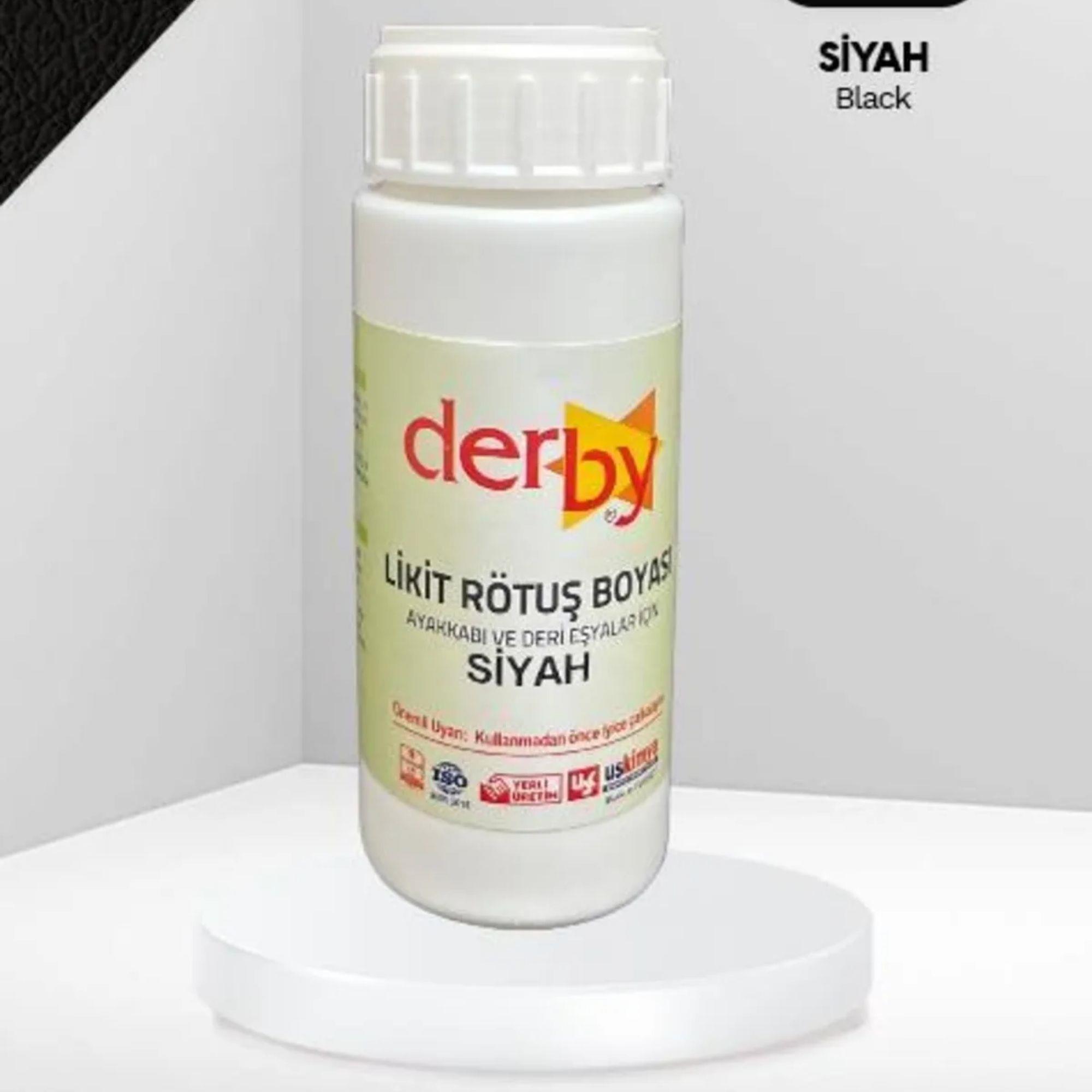 Derby Deri Eşya ve Ayakkabı Likit Bakım ve Rötuş Boyası 100 ml