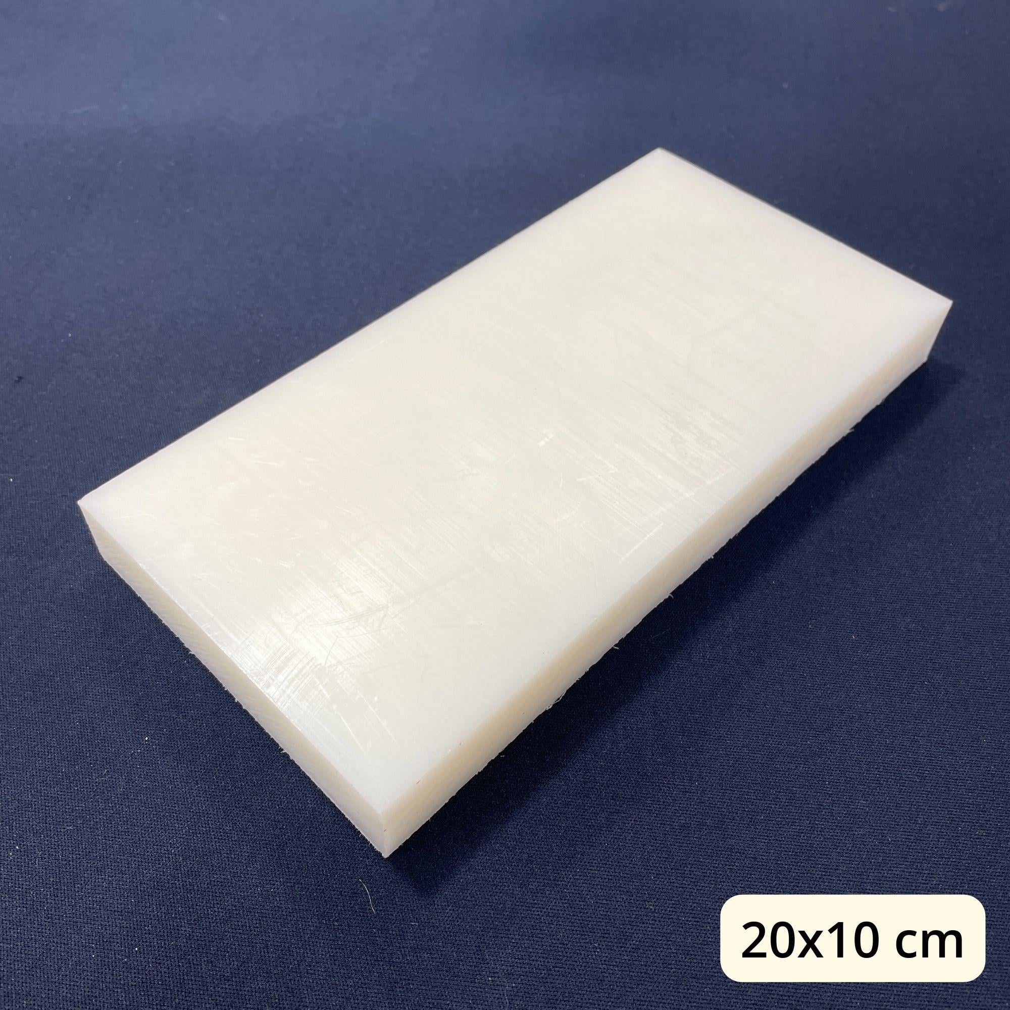 Deri Hobi Kesim ve Zımba Takozu 20x10x2 cm Sert Plastik Deri El Aleti